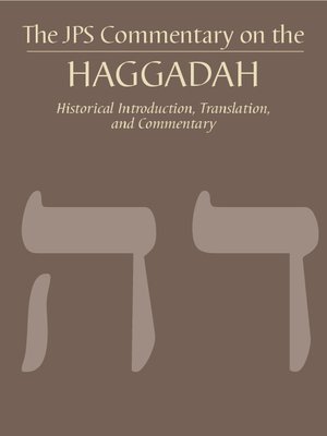 cover image of JPS Commentary on the Haggadah